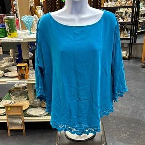 Mantadel Lago Blue Women's Top